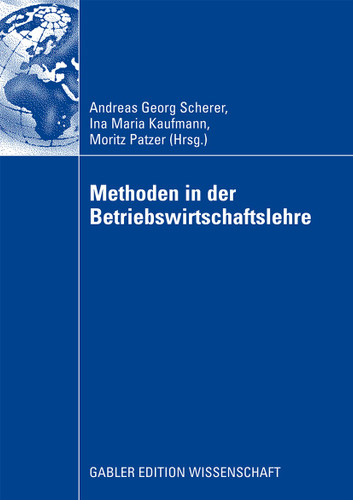 Methoden in der Betriebswirtschaftlehre book cover by 