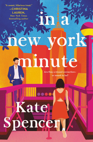 In a New York Minute book cover by Kate Spencer