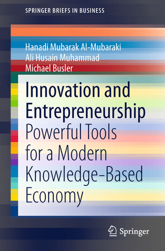 Innovation and Entrepreneurship: Powerful Tools for a Modern Knowledge-Based Economy (SpringerBriefs in Business) book cover by Hanadi Mubarak Al-Mubaraki, Ali Husain Muhammad, Michael Busler