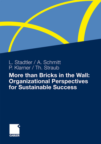 More than Bricks in the Wall: Organizational Perspectives for Sustainable Success: A tribute to Professor Dr. Gilbert Probst book cover by 