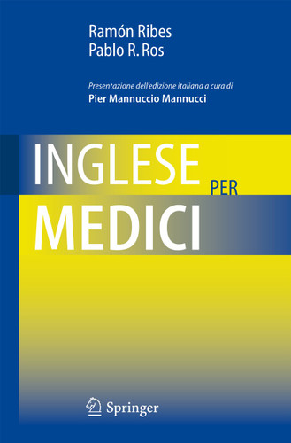 Inglese per medici book cover by Ramón Ribes, Pablo R. Ros