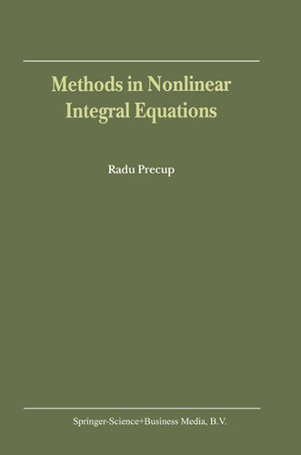 Methods in Nonlinear Integral Equations book cover by R Precup