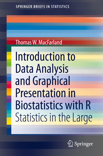 Introduction to Data Analysis and Graphical Presentation in Biostatistics with R: Statistics in the Large (SpringerBriefs in Statistics) book cover by Thomas W. MacFarland