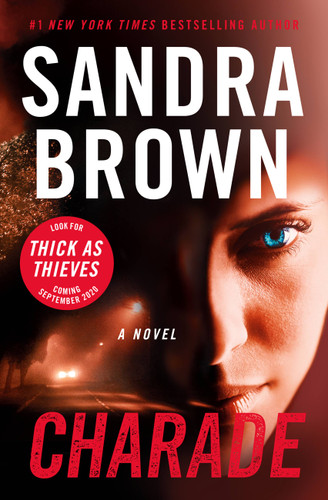 Charade book cover by Sandra Brown