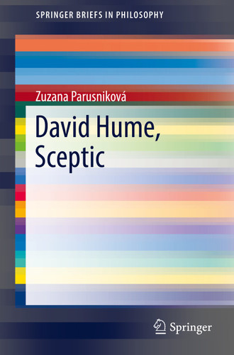 David Hume, Sceptic (SpringerBriefs in Philosophy) book cover by Zuzana Parusniková