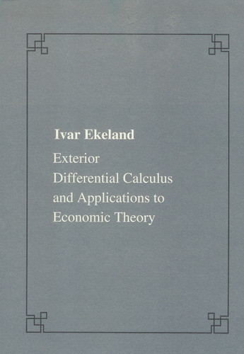 Exterior differential calculus and applications to economic theory (Publications of the Scuola Normale Superiore) book cover by Ivar Ekeland