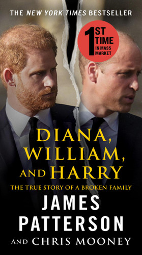 Diana, William, and Harry book cover by James Patterson, Chris Mooney