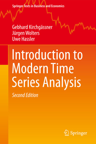 Introduction to Modern Time Series Analysis (Springer Texts in Business and Economics) book cover by Gebhard Kirchgässner, Jürgen Wolters, Uwe Hassler