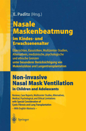 Nasale Maskenbeatmung im Kindes- und Erwachsenenalter book cover by 