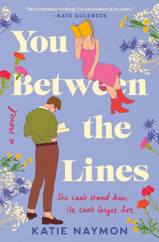 You Between the Lines book cover by Katie Naymon