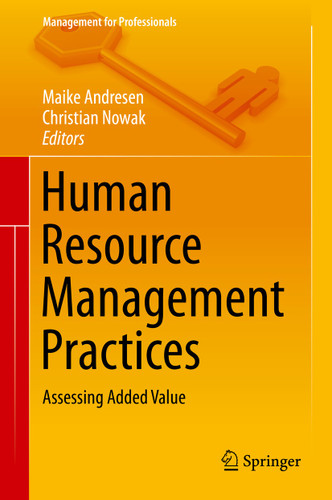 Human Resource Management Practices: Assessing Added Value (Management for Professionals) book cover by 