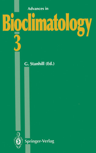Advances in Bioclimatology (Advances in Bioclimatology #3) book cover by 