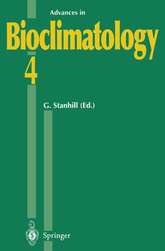 Advances in Bioclimatology_4 (Advances in Bioclimatology #4) book cover by 