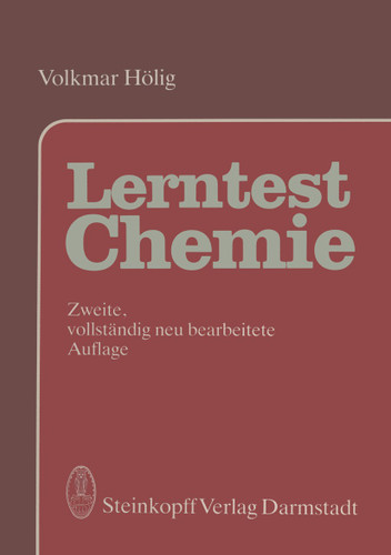 Lerntest Chemie: Allgemeine Anorganische und Organische Chemie book cover by V. Hölig