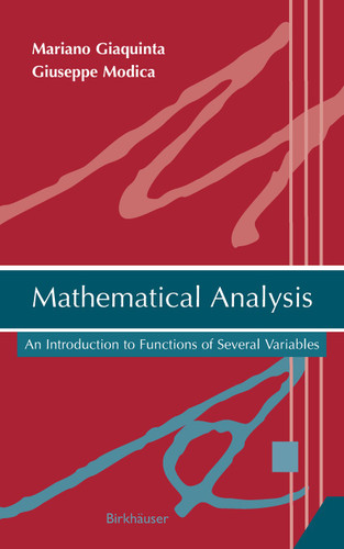 Mathematical Analysis: An Introduction to Functions of Several Variables book cover by Mariano Giaquinta, Giuseppe Modica