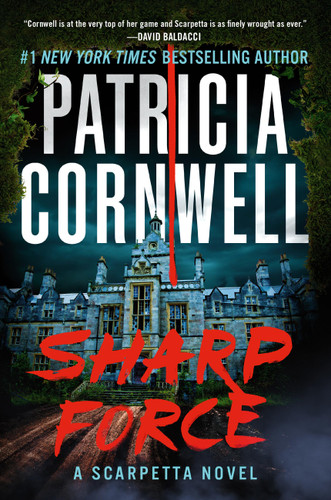 Sharp Force book cover by Patricia Cornwell