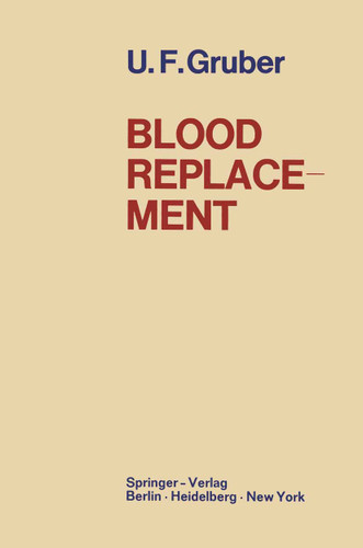 Blood Replacement book cover by Ulrich Franz Gruber