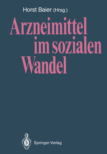 Arzneimittel im sozialen Wandel book cover by 
