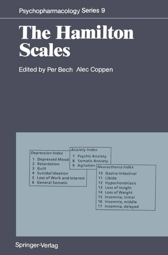 The Hamilton Scales (Psychopharmacology Series #9) book cover by 