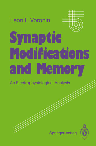 Synaptic Modifications and Memory: An Electrophysiological Analysis (Studies of Brain Function #19) book cover by Leon L. Voronin