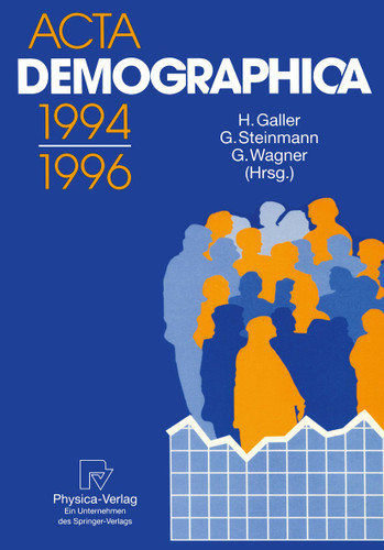 Acta Demographica 1994–1996 (ACTA DEMOGRAPHICA #94-96) book cover by 
