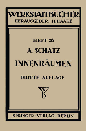 Innenräumen (Werkstattbücher #26) book cover by A. Schatz