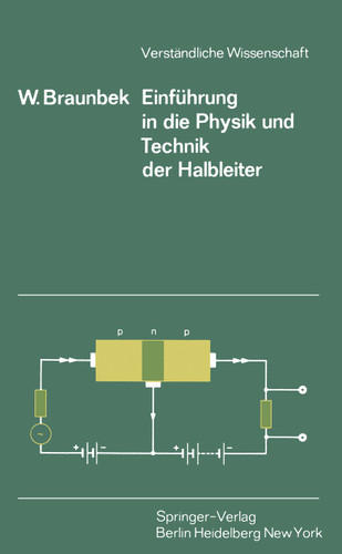 Einführung in die Physik und Technik der Halbleiter (Verständliche Wissenschaft #107) book cover by W. Braunbek