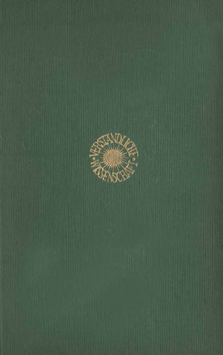 Aus den Werkstätten der Lebensforschung (Verständliche Wissenschaft #12) book cover by Paul Weiss