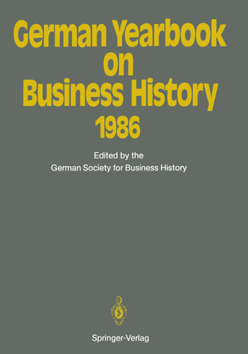 German Yearbook on Business History 1986 (German Yearbook on Business History #1986) book cover by 