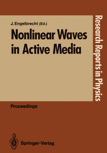 Nonlinear Waves in Active Media (Research Reports in Physics) book cover by 