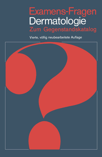 Examens-Fragen Dermatologie: Zum Gegenstandskatalog (Examens-Fragen) book cover by G. Burg, R. Kolz, G. Lonsdorf