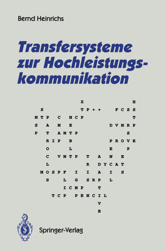 Transfersysteme zur Hochleistungskommunikation book cover by Bernd Heinrichs