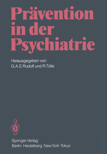 Prävention in der Psychiatrie book cover by 