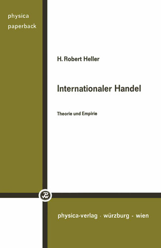 Internationaler Handel: Theorie und Empirie book cover by H. R. Heller