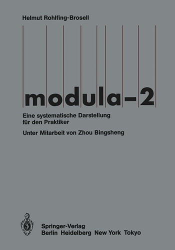 Modula-2: Eine systematische Darstellung für den Praktiker book cover by Helmut Rohlfing-Brosell