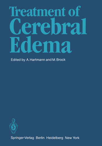 Treatment of Cerebral Edema book cover by 