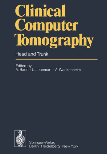 Clinical Computer Tomography: Head and Trunk book cover by 