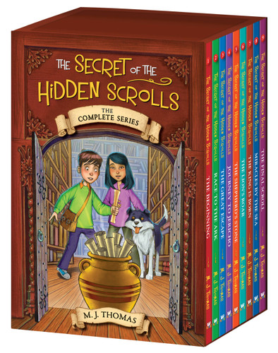 The Secret of the Hidden Scrolls: The Complete Series (The Secret of the Hidden Scrolls) book cover by M. J. Thomas
