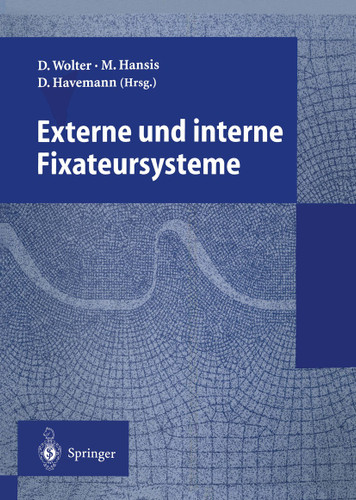 Externe und interne Fixateursysteme book cover by 