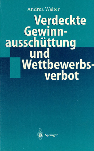 Verdeckte Gewinnausschüttung und Wettbewerbsverbot book cover by Andrea Walter
