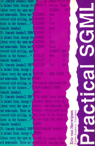 Practical SGML book cover by Eric van Herwijnen