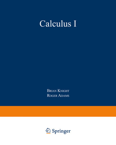 Calculus I book cover by Brian Knight