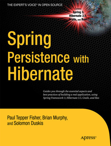Spring Persistence with Hibernate book cover by Paul Fisher, Brian D. Murphy