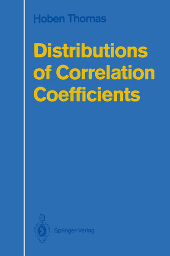Distributions of Correlation Coefficients book cover by Hoben Thomas