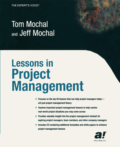 Lessons in Project Management book cover by Jeffrey Mochal