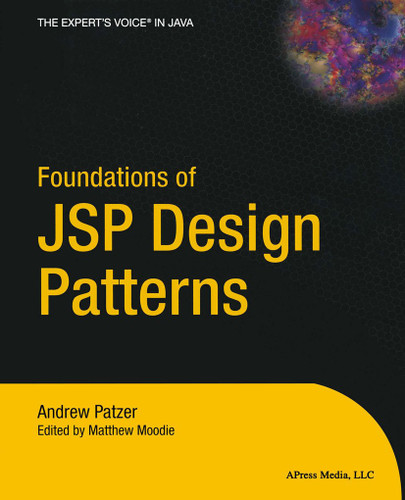 Foundations of JSP Design Patterns book cover by Andrew Patzer