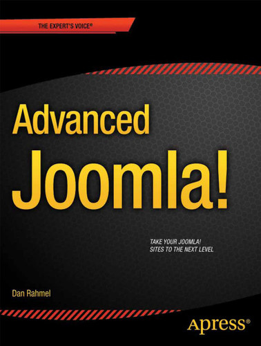 Advanced Joomla! book cover by Dan Rahmel