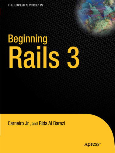 Beginning Rails 3 book cover by Rida Al Barazi, Cloves Carneiro Jr, Cloves Carneiro Jr