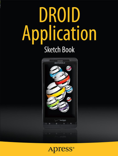 DROID Application Sketch Book book cover by Dean Kaplan