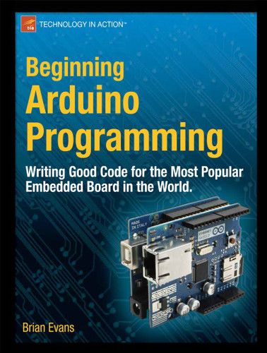 Beginning Arduino Programming book cover by Brian Evans
